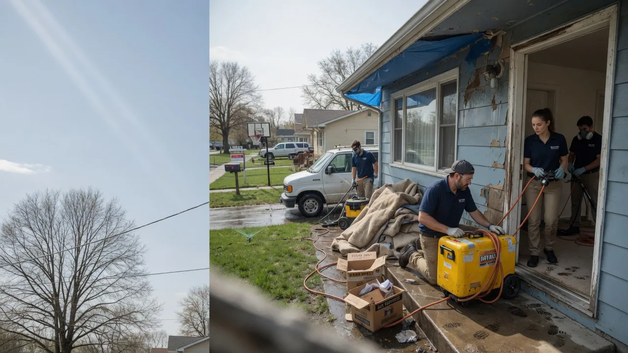 Basement Flood Cleanup in Rushsylvania, OH near me